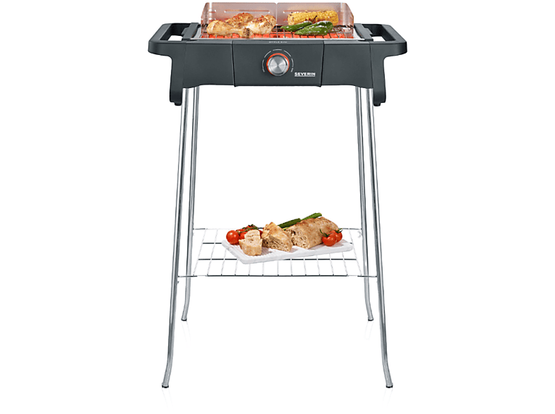 Watt) (2,500 Style Evo SEVERIN S PG 8124 Elektrogrill, schwarz