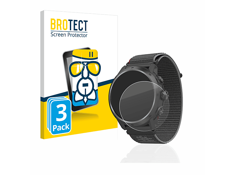 BROTECT 3x Schutzfolie(für Apex klare Pro) Coros Airglass 2