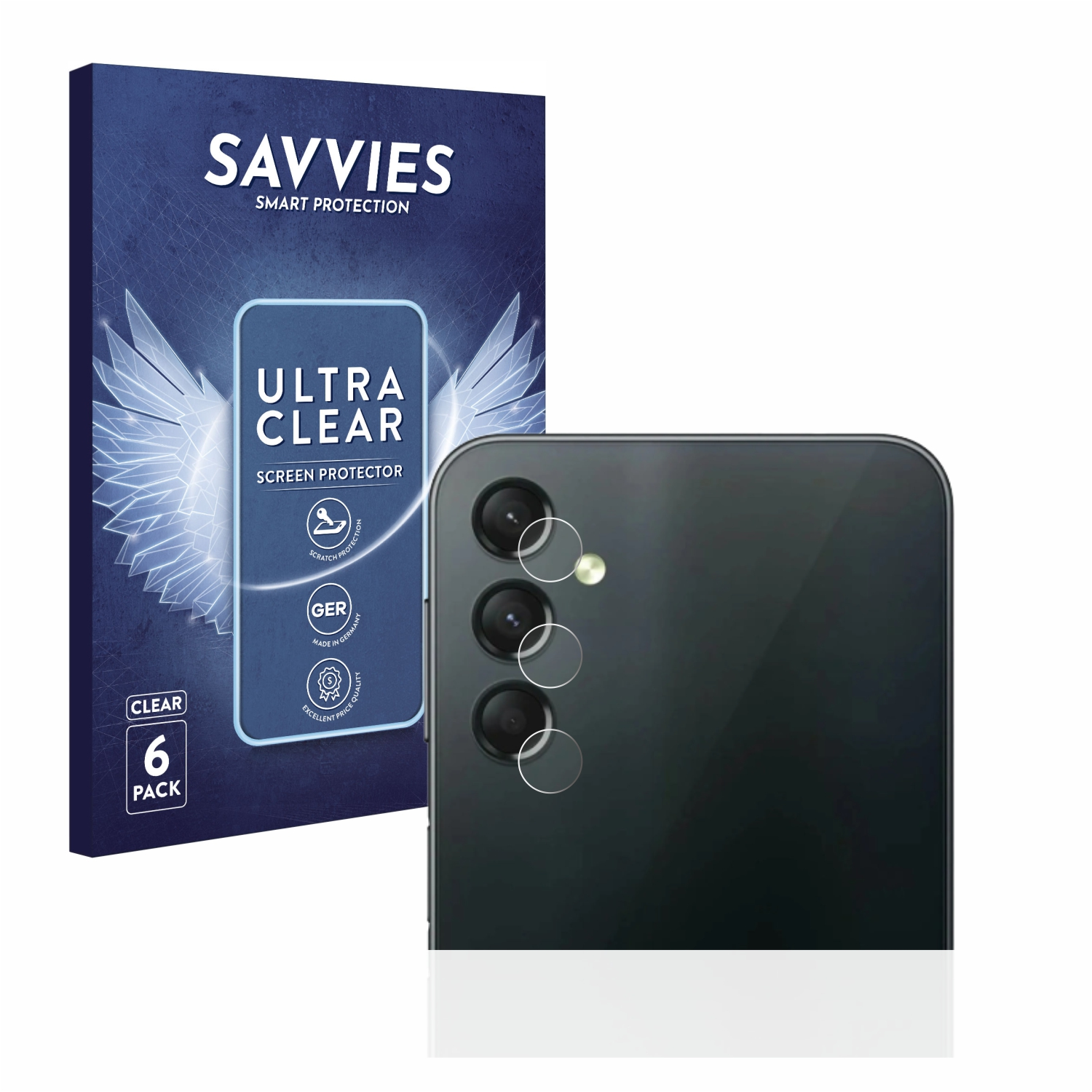 6x Schutzfolie(für klare Galaxy SAVVIES A24 4G) Samsung