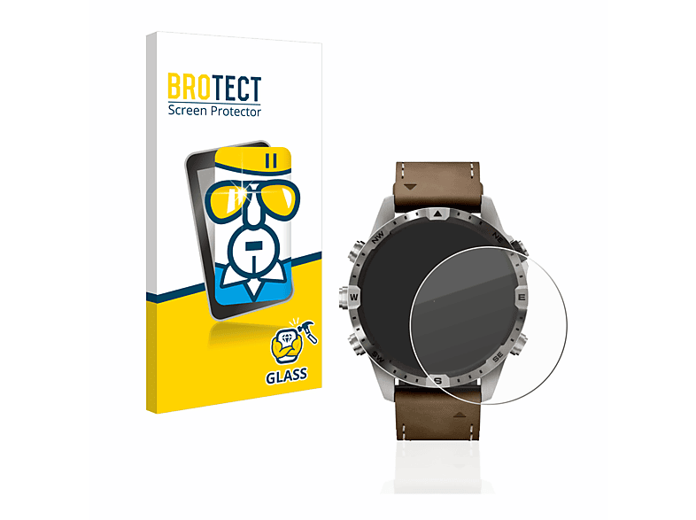 Marq (Gen Garmin Adventurer 2)) BROTECT klares Schutzglas(für 9H