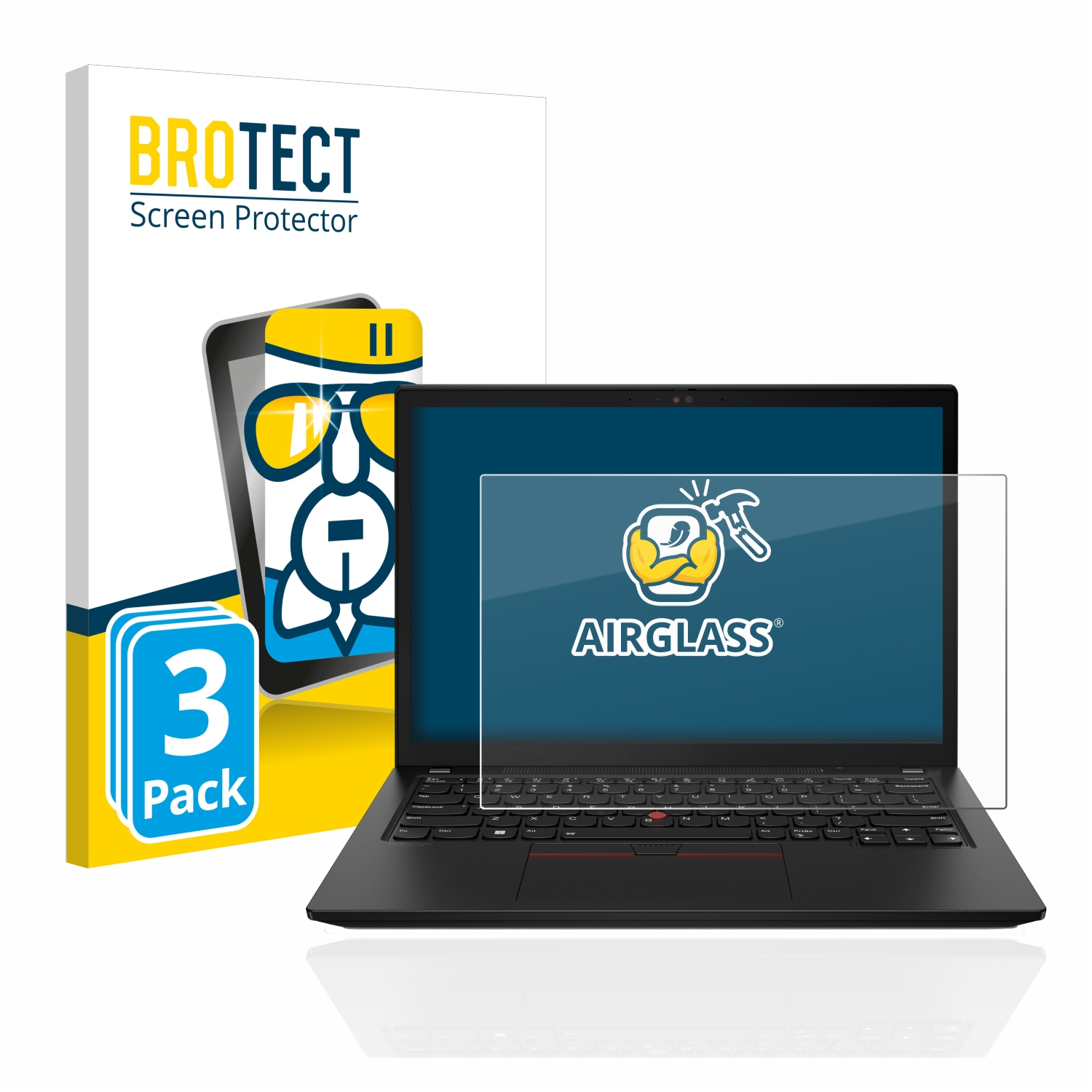 klare BROTECT X13 Airglass Schutzfolie(für Lenovo 3x 3) ThinkPad Gen