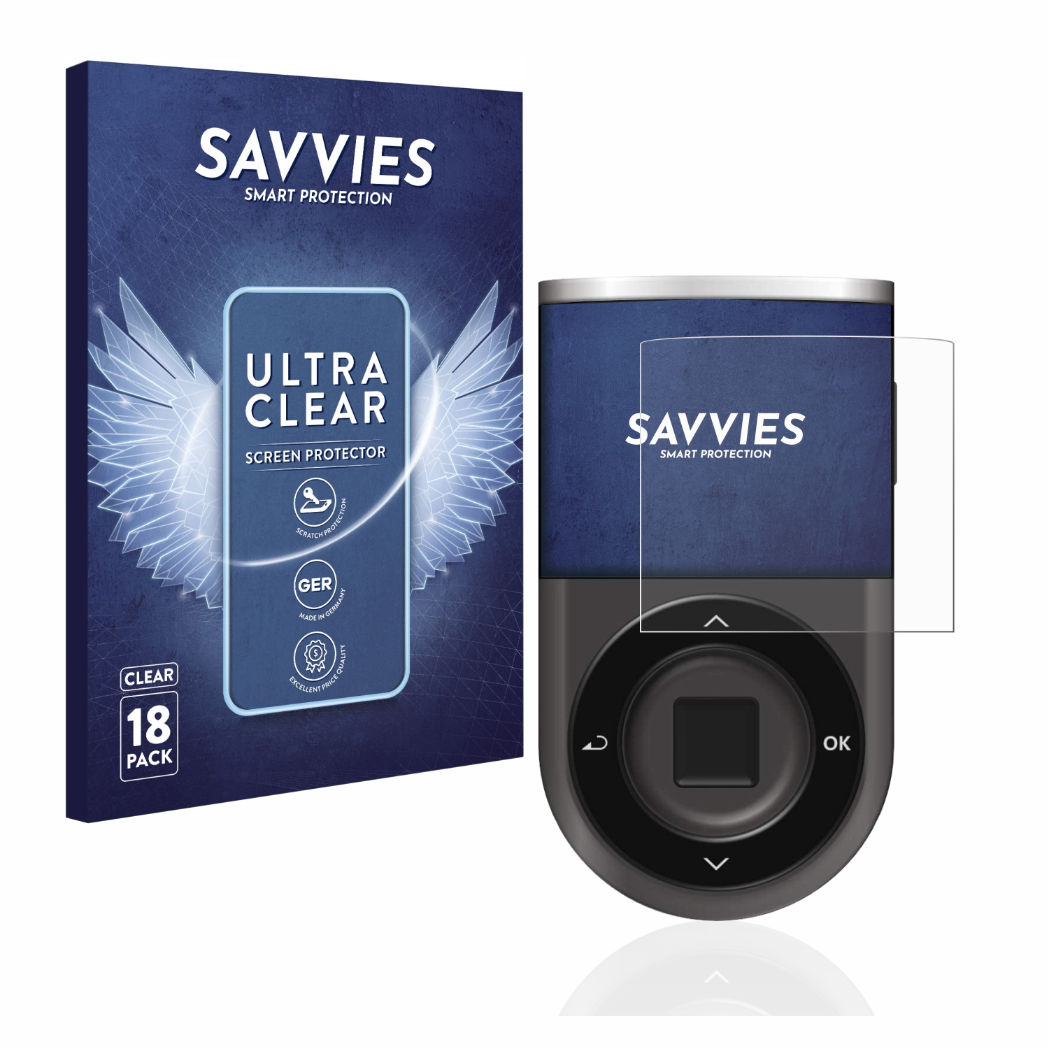 18x Schutzfolie(für SAVVIES klare D’CENT Biometric Wallet)