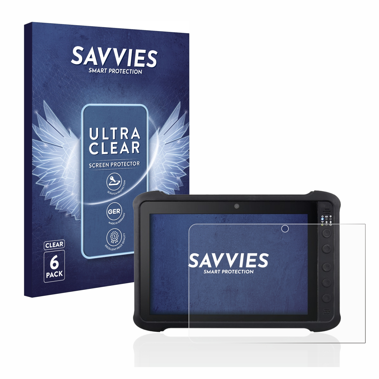 SAVVIES 6x klare Schutzfolie(für Winmate M900P 8\