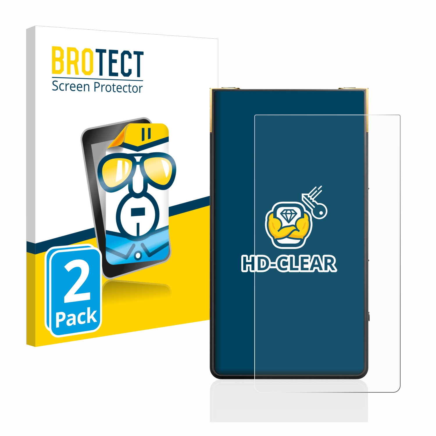 BROTECT 2x klare Schutzfolie(für NW-ZX707) Sony Walkman