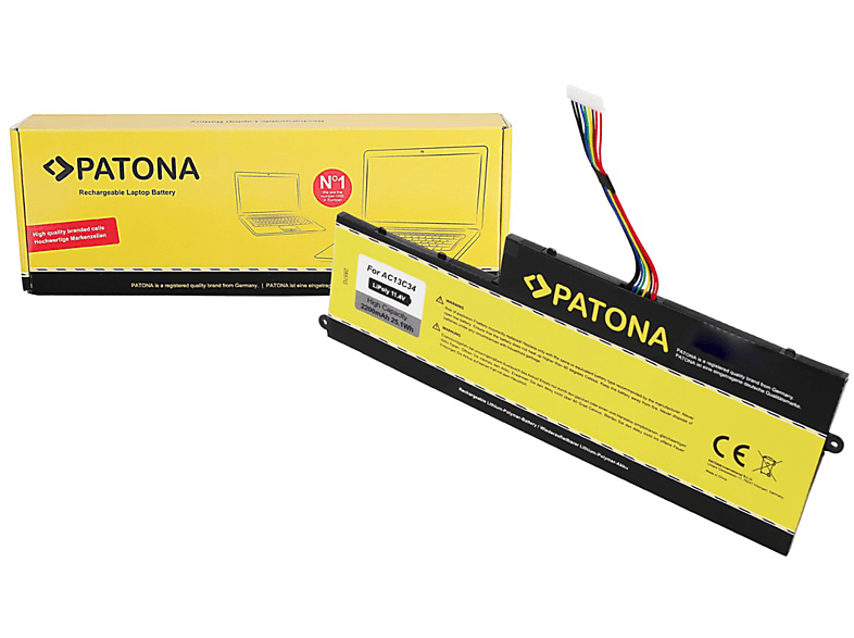 7559 5576 Stück Inspiron / V / / 1 7557 2200mAh 5577 PATONA Dell 11,4 / Volt, 11.4 00GFJ6 Ersatzakku, 15 / 7567 Li-Polymer 7566