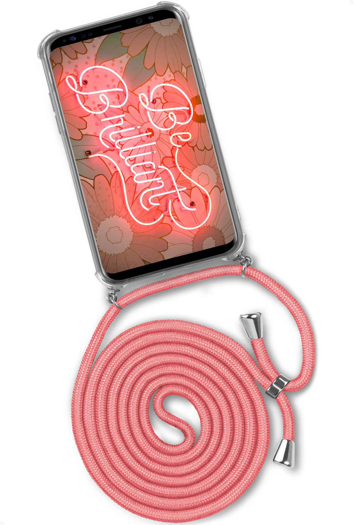 ONEFLOW Twist Case, Backcover, Samsung, Kooky S9 (Silber) Flamingo Plus, Galaxy