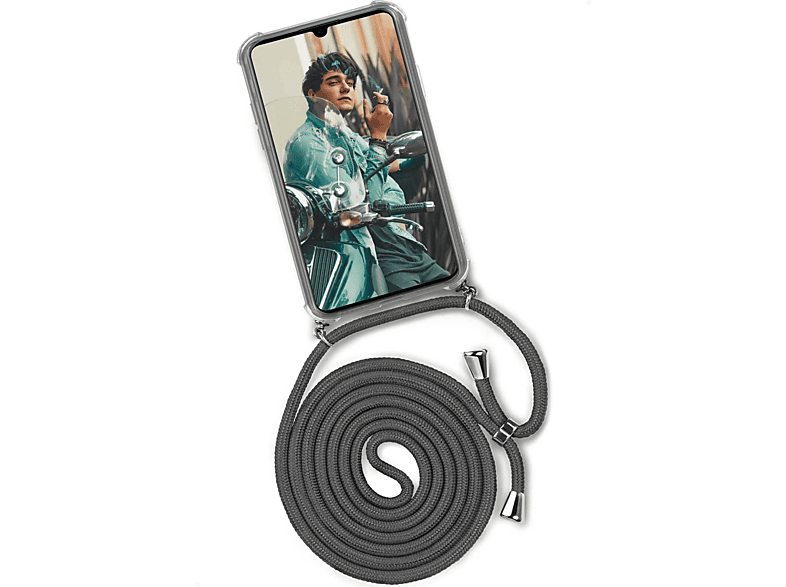 ONEFLOW Twist Case, Backcover, Huawei, P smart 2019, Cool Elephant (Silber) | Handyketten