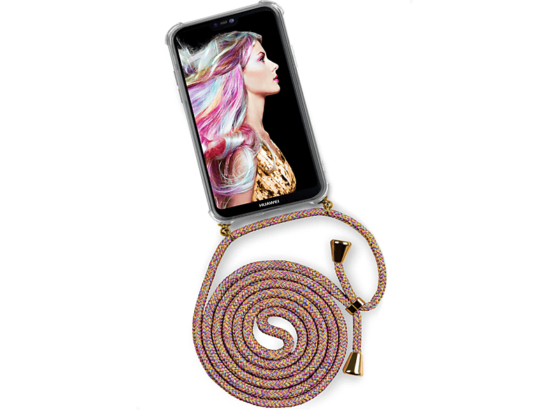 ONEFLOW Twist Case, Backcover, Huawei, Mate 20 Lite, Sunny Rainbow (Gold)