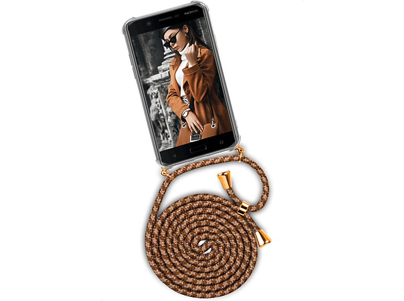 ONEFLOW Twist 1896 5, (Gold) Case, Nokia, Backcover, Paris