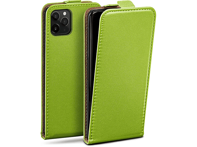 MOEX Flip Case, Flip Cover, Apple, iPhone 11 Pro, Lime-Green