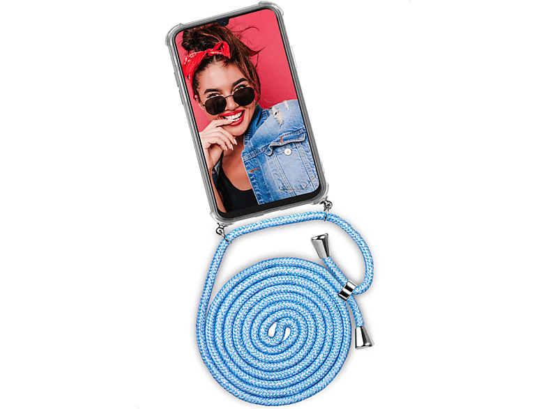 ONEFLOW Twist Case, Backcover, Samsung, Galaxy A40, Chilly Jeans (Silber)