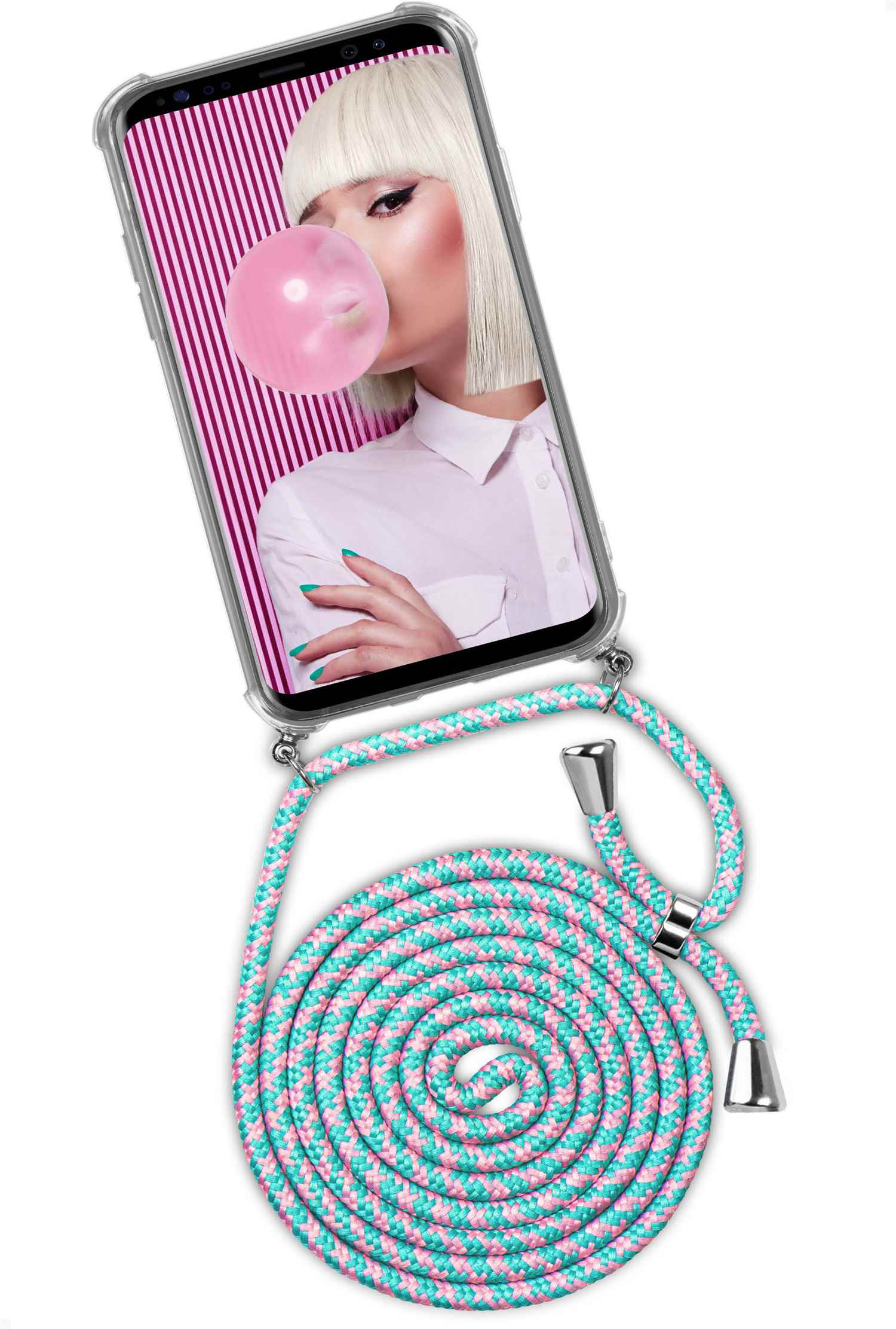ONEFLOW Twist Case, Backcover, Samsung, Plus, Galaxy (Silber) Bubblegum S8