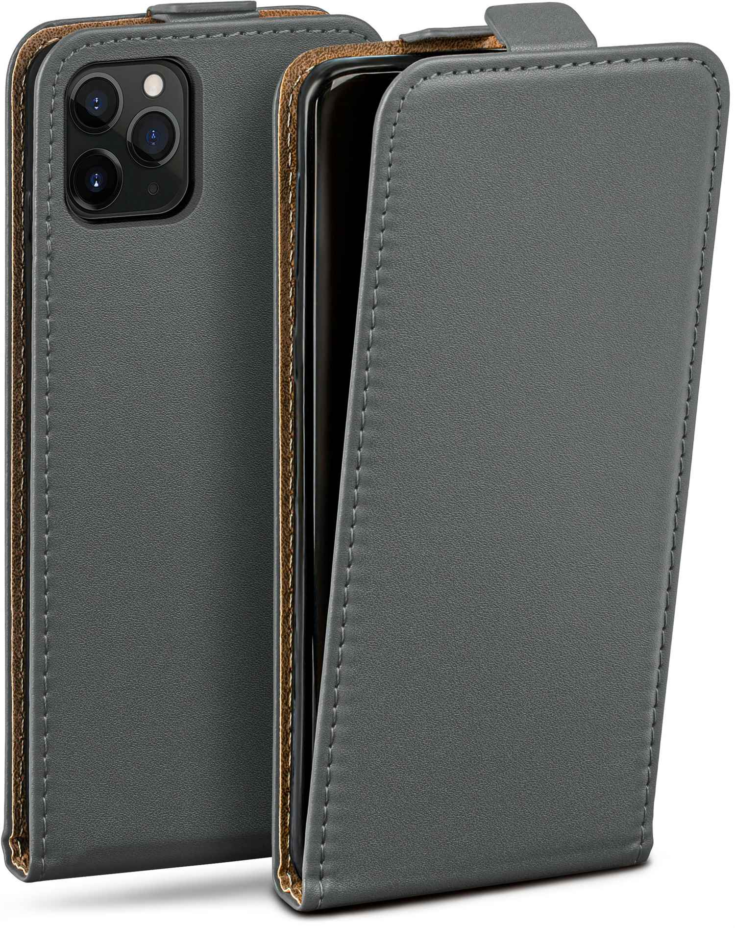 MOEX Flip Cover, Flip Pro, iPhone Apple, 11 Case, Anthracite-Gray