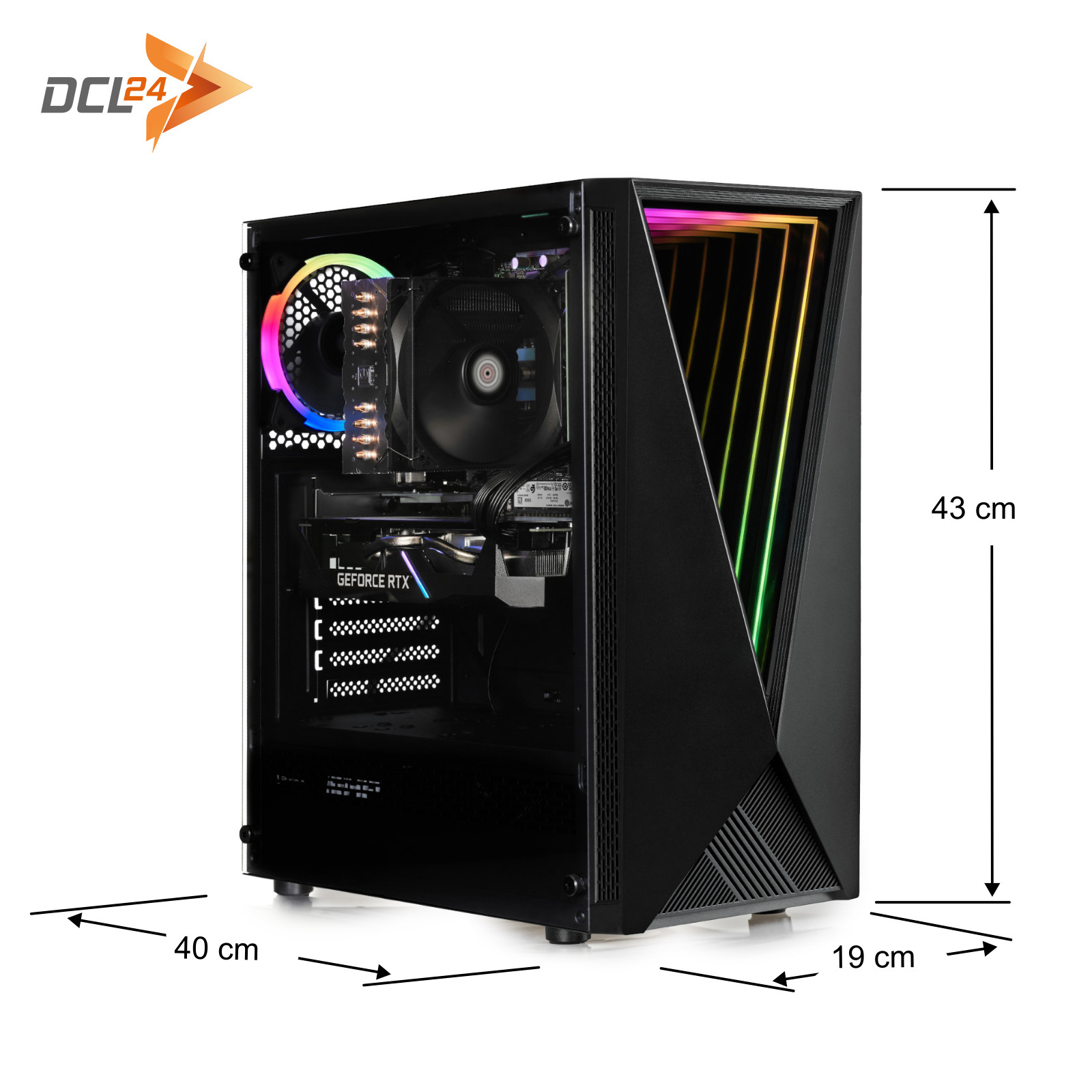 DCL24 Flow RGB, Windows GB mit Intel® GB Gaming GeForce 4060, RTX™ Pro, i7 SSD, 32 GB NVIDIA Prozessor, 1000 8 PC RAM, Core™ 11