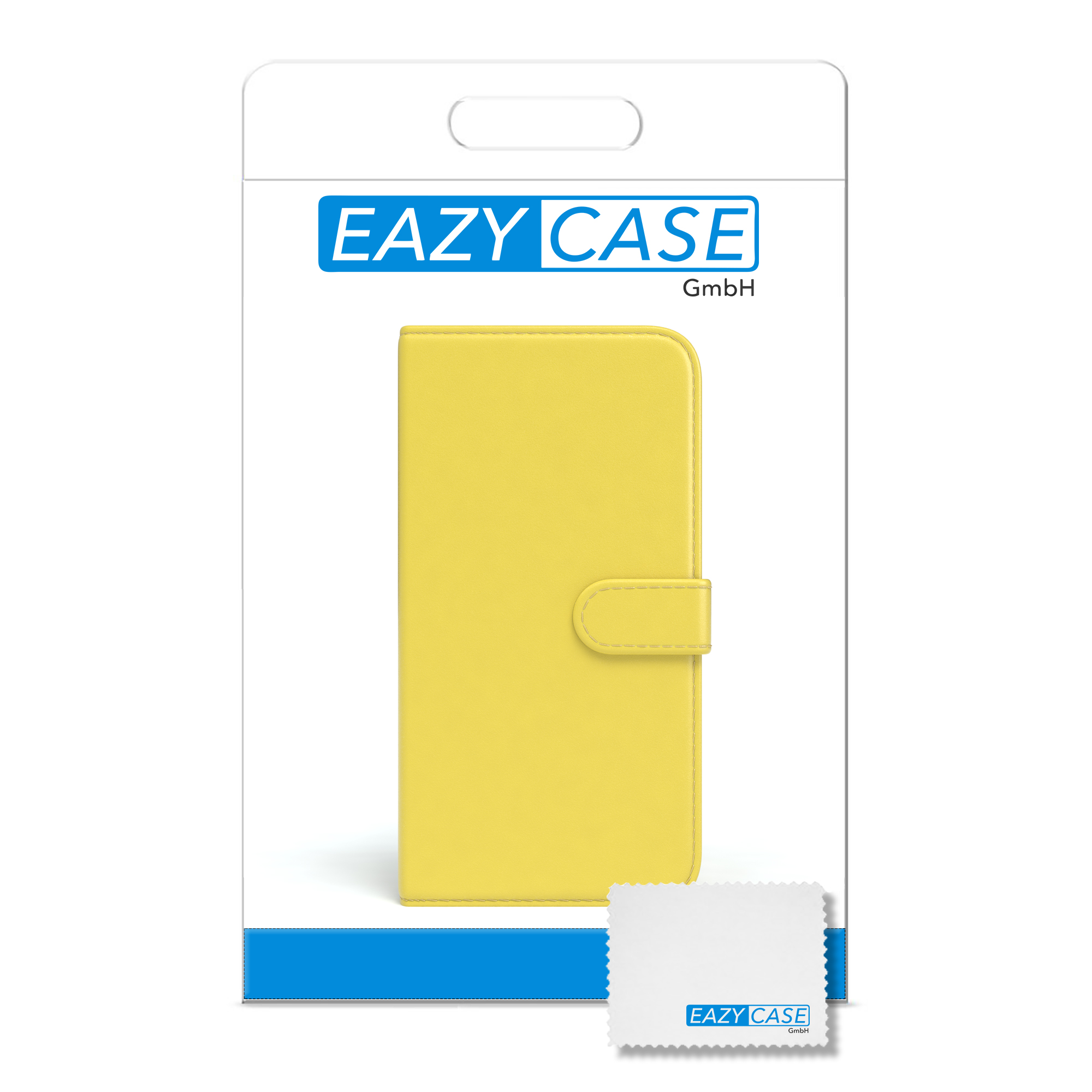 EAZY CASE Gelb 6S, / Kartenfach, mit iPhone Bookcover, Apple, Bookstyle 6 Klapphülle