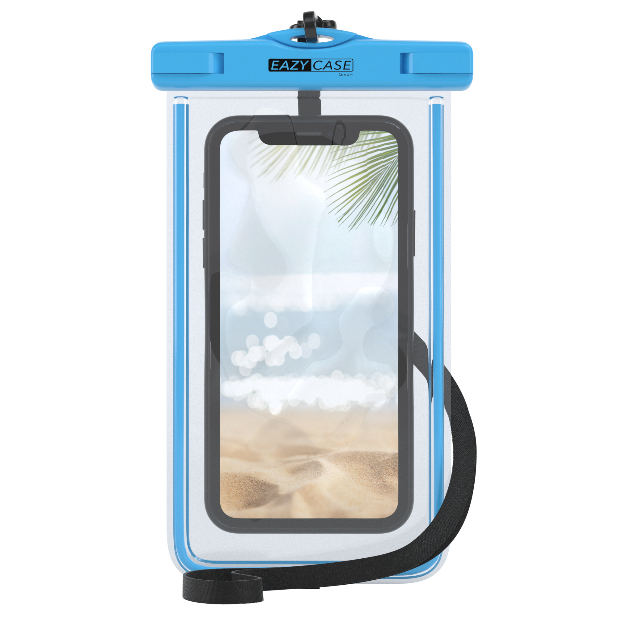 EAZY Smartphone Universal, Unterwasserschutzhülle CASE Blau wasserdicht, bis Unterwasserschutzhülle, 6.0\