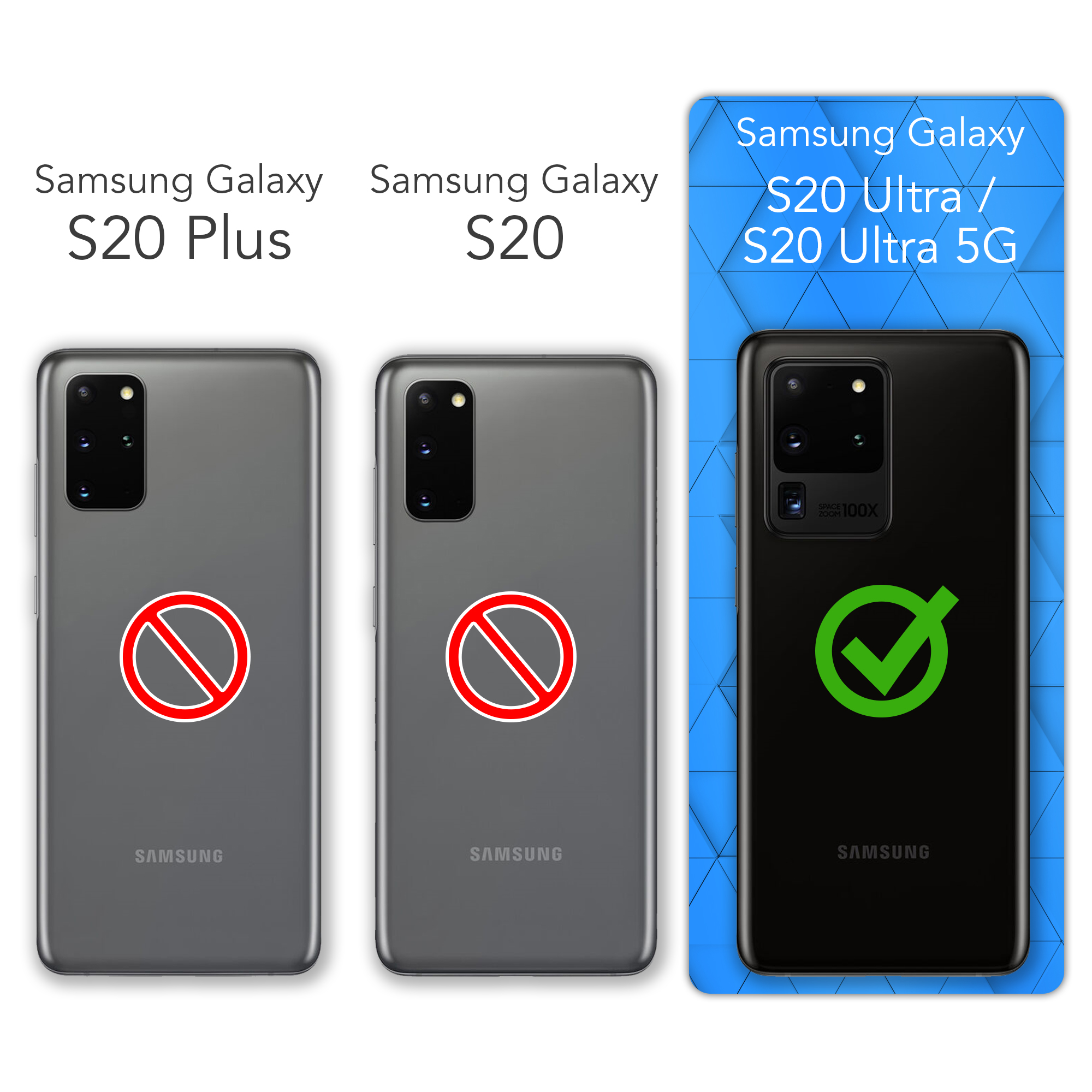 Ultra Galaxy 5G, S20 Eis Silikon / Samsung, Blau Backcover, S20 CASE Ultra Handycase, Premium EAZY