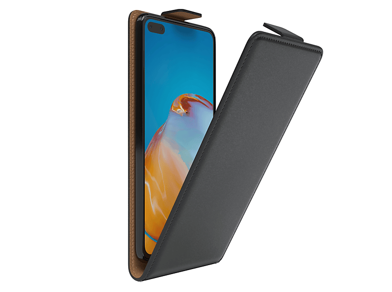 EAZY CASE Flipcase, Flip Cover, Huawei, P40, Schwarz