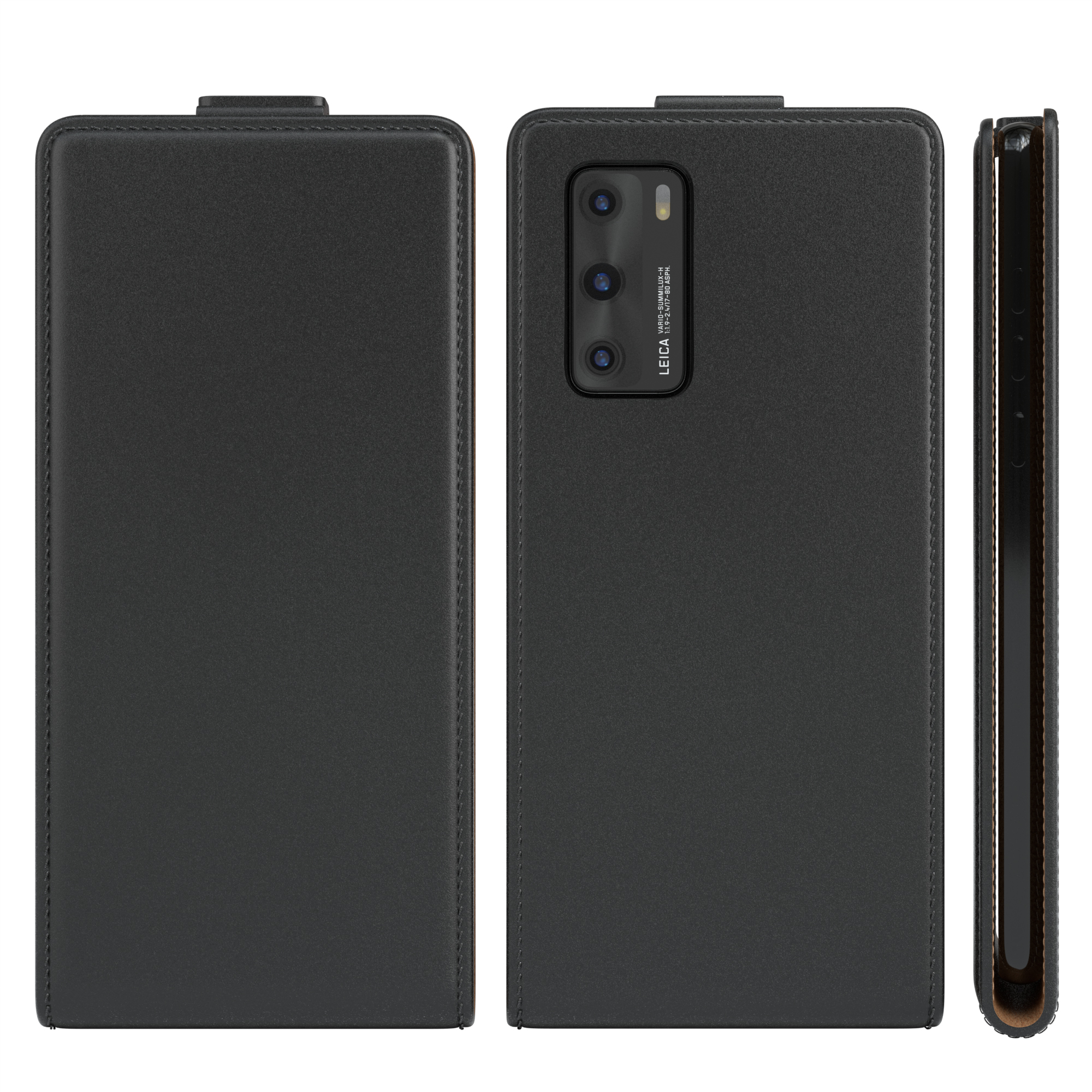 Cover, Flipcase, CASE Schwarz EAZY P40, Huawei, Flip