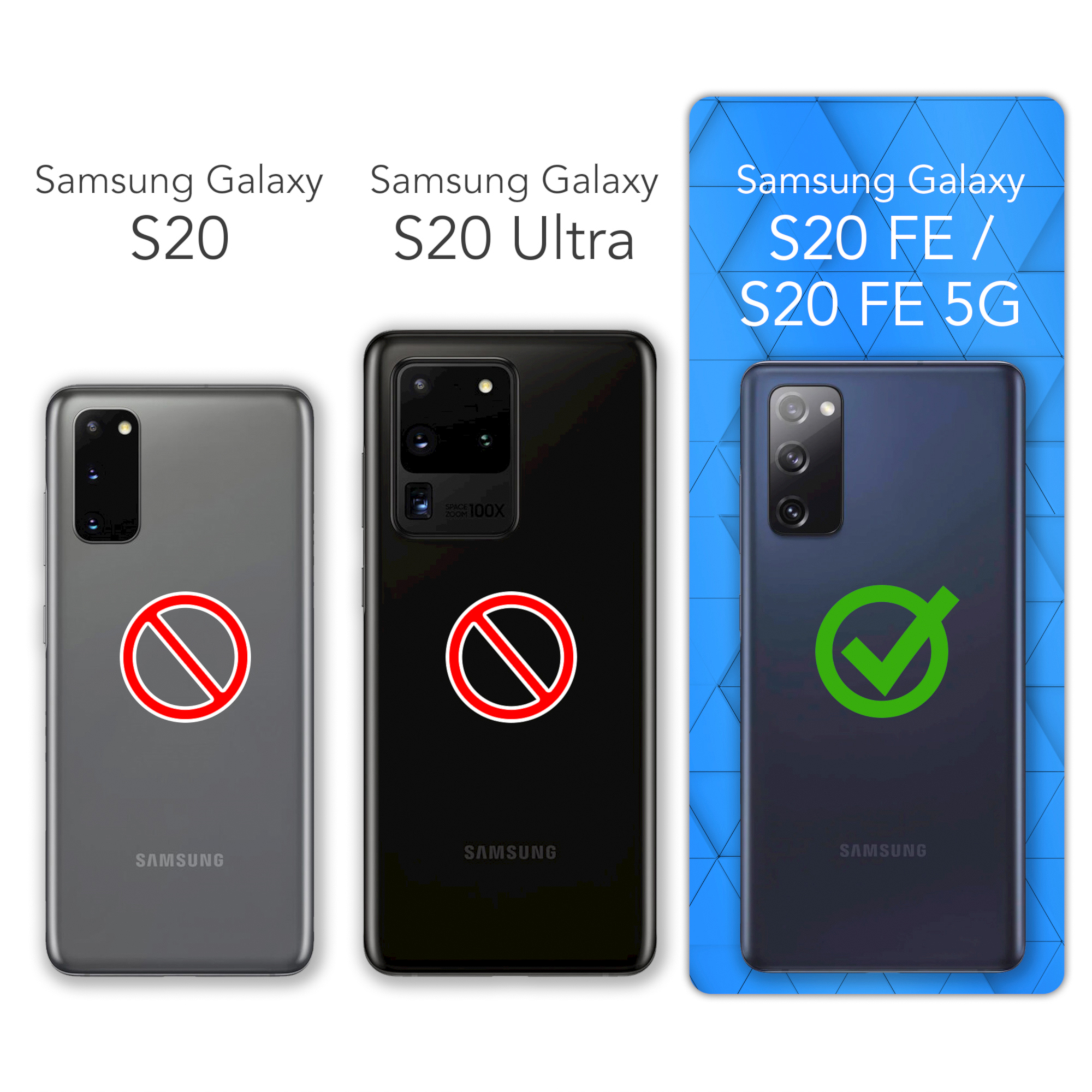 Samsung, EAZY Backcover, Galaxy FE 5G, CASE Premium Handycase, / Silikon S20 S20 FE Weiß