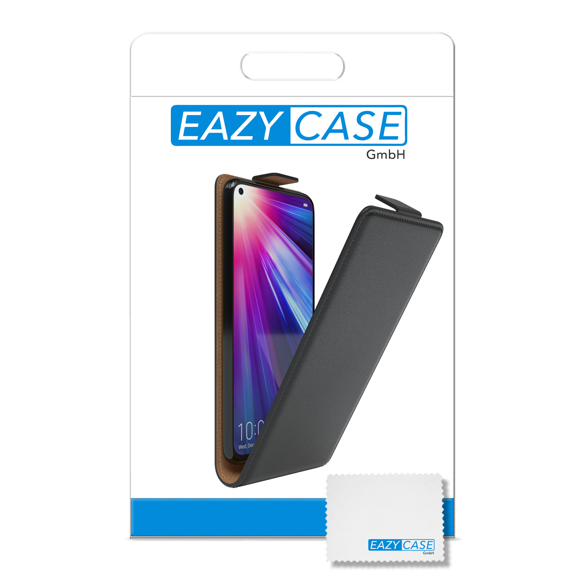 EAZY CASE Flipcase, Flip VIEW20, Schwarz Honor Huawei, Cover