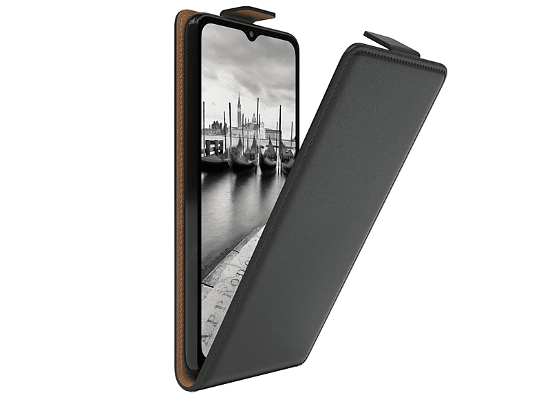 EAZY CASE Flipcase, Flip Cover, Samsung, Galaxy A12, Schwarz