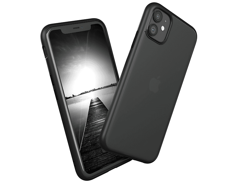 EAZY CASE Outdoor Case Matt, Apple, iPhone 11, Schwarz Backcover