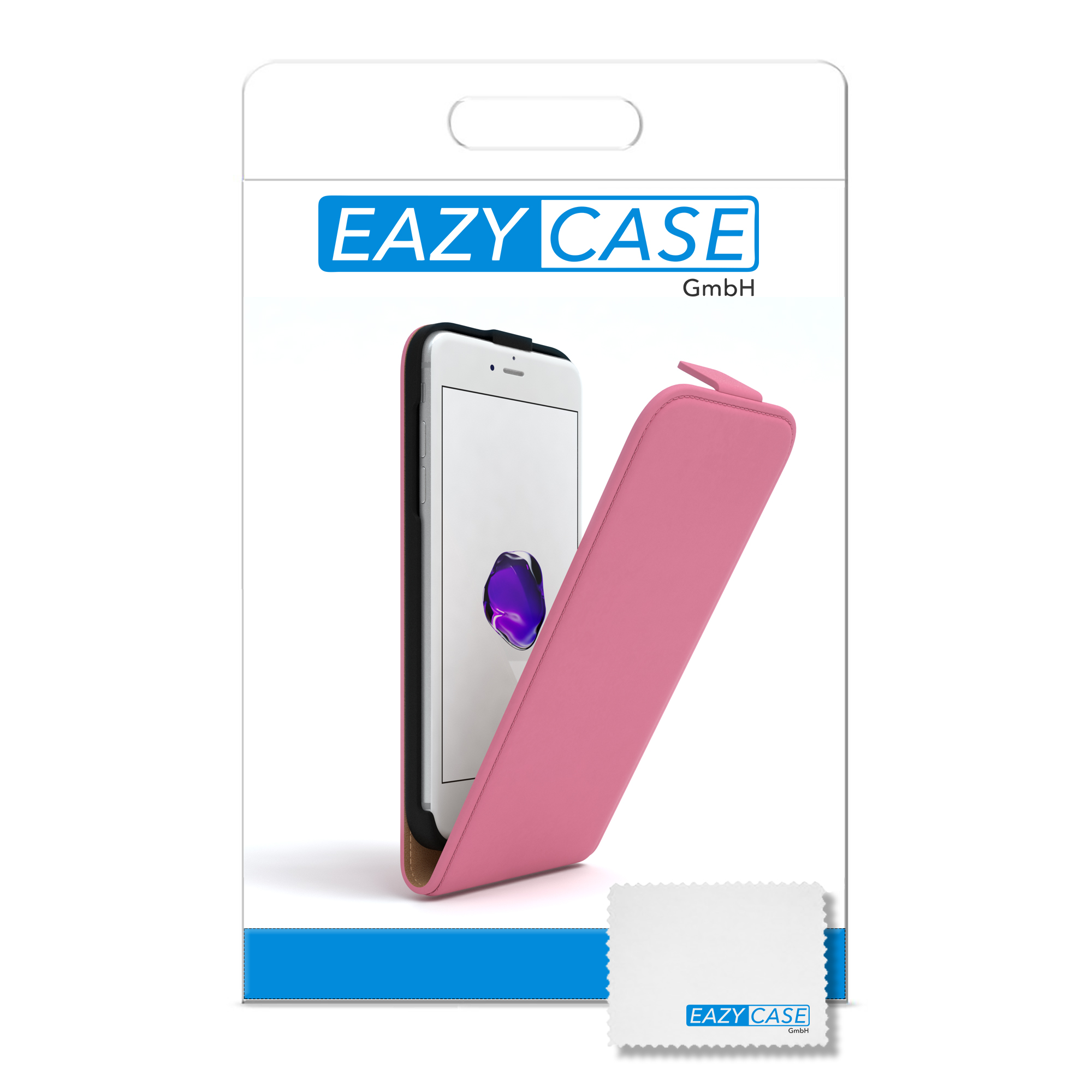 / EAZY / SE Rosa CASE 2022 8, 2020, Bookcover, 7 iPhone Kartenfach, mit SE Bookstyle iPhone Apple, Klapphülle