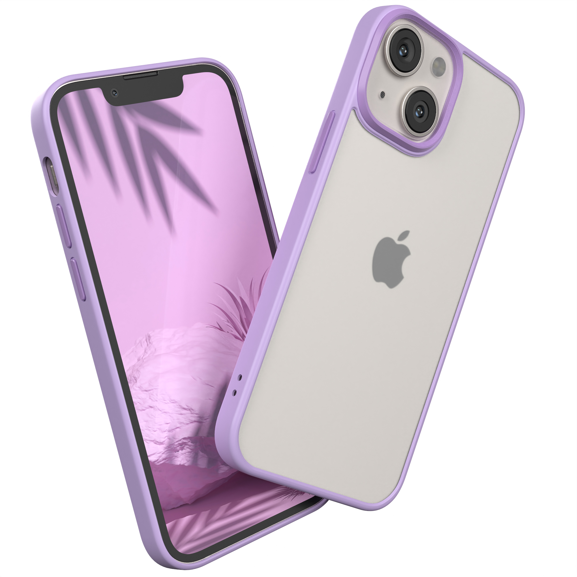 EAZY CASE Outdoor Case Matt, iPhone Lila Lavendel Backcover, Apple, Mini, 13