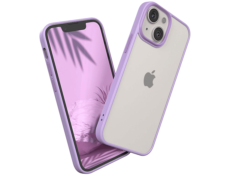 EAZY CASE Outdoor Case Matt, iPhone Lila Lavendel Backcover, Apple, Mini, 13