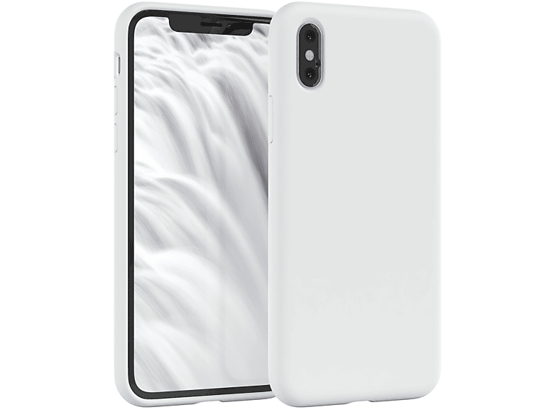 Weiß iPhone Silikon Backcover, Handycase, EAZY XS Apple, CASE Premium Max,