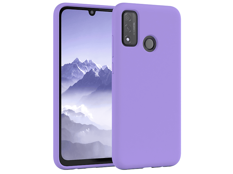 Premium Lila CASE Huawei, Silikon Handycase, Smart Violett / P EAZY (2020), Backcover, Lavendel