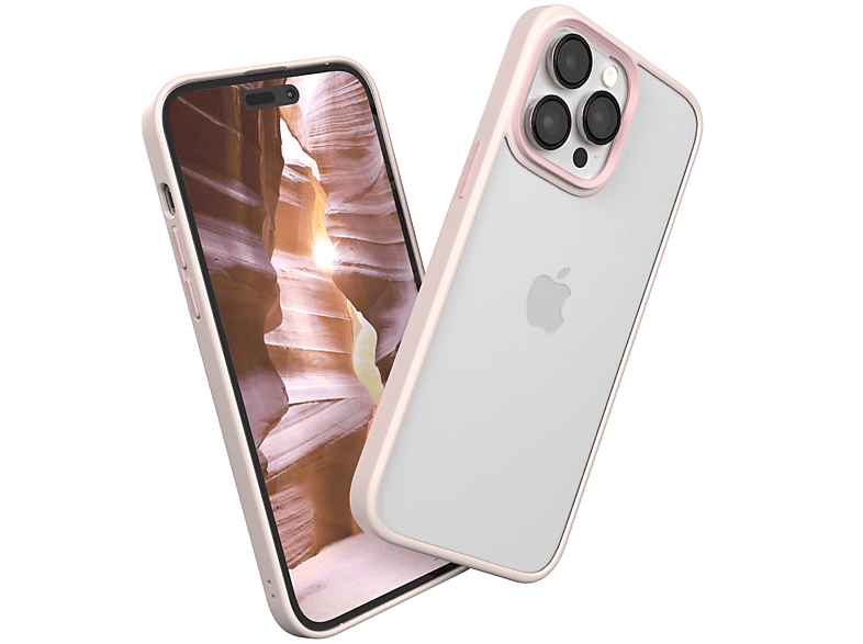 EAZY CASE Outdoor Case Matt, Backcover, / iPhone Pro Max, Rosé Altrosa 14 Apple