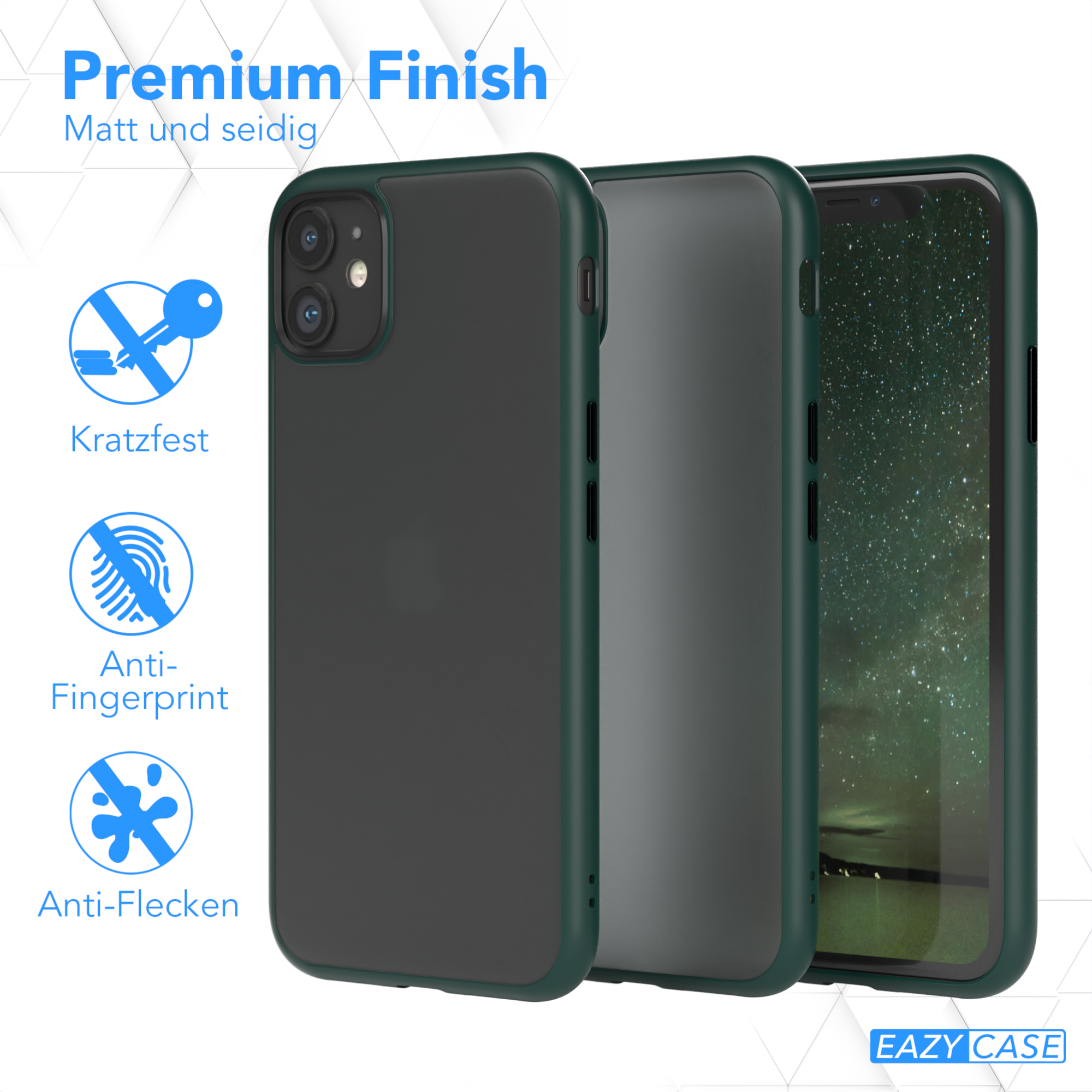 Handyhülle mit Premium-Finish, kratzfest, Anti-Fingerabdruck und Anti-Flecken.