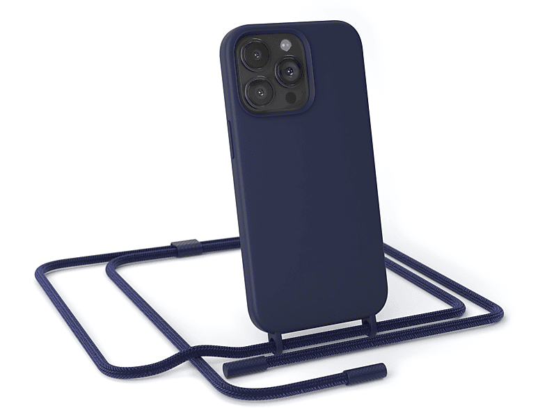 EAZY CASE Runde Umhängetasche, Full Nachtblau iPhone Handykette Pro, Color, Dunkel / Blau 13 Apple