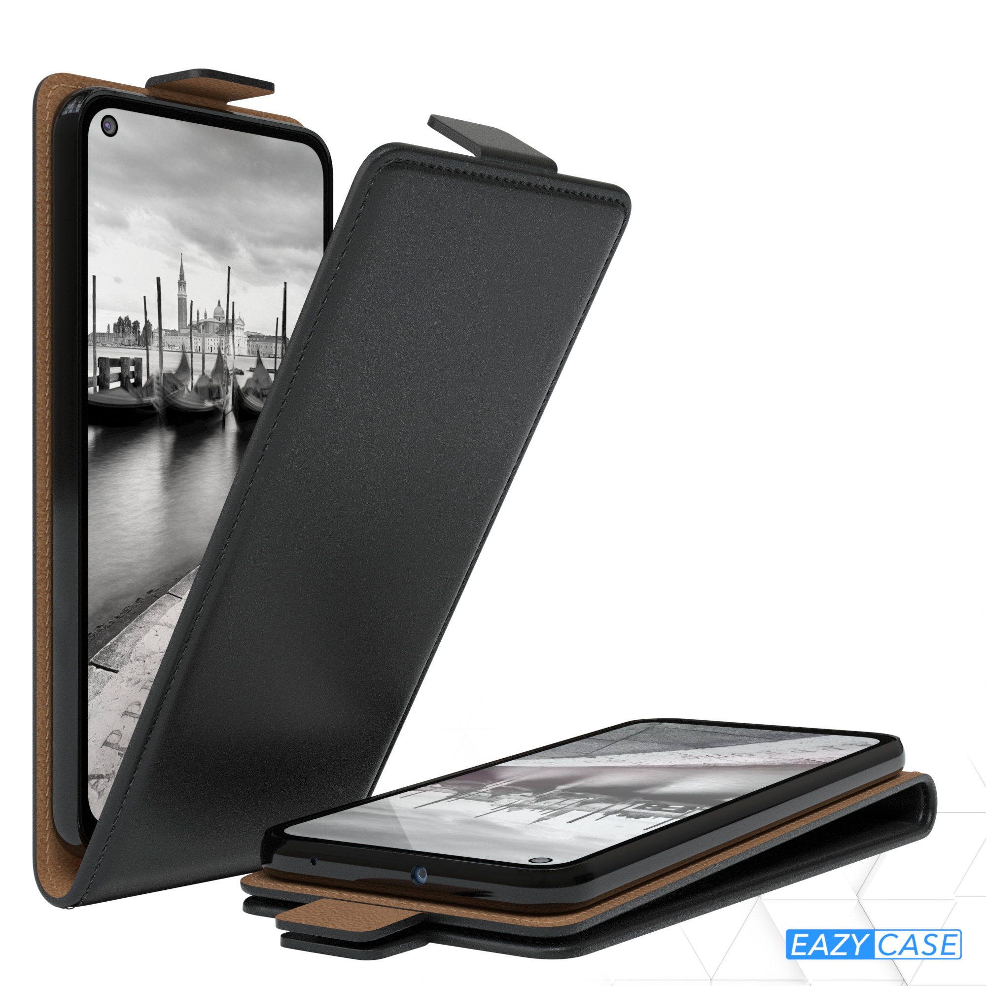 EAZY CASE Flipcase, Flip Cover, / Redmi 10X Redmi Note 9 Xiaomi, Schwarz 4G