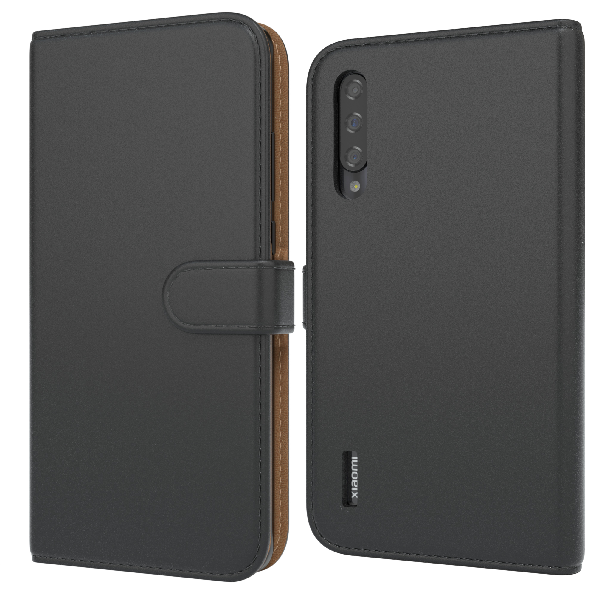 CASE Bookcover, mit Mi Xiaomi, Schwarz Klapphülle EAZY Bookstyle Kartenfach, A3,