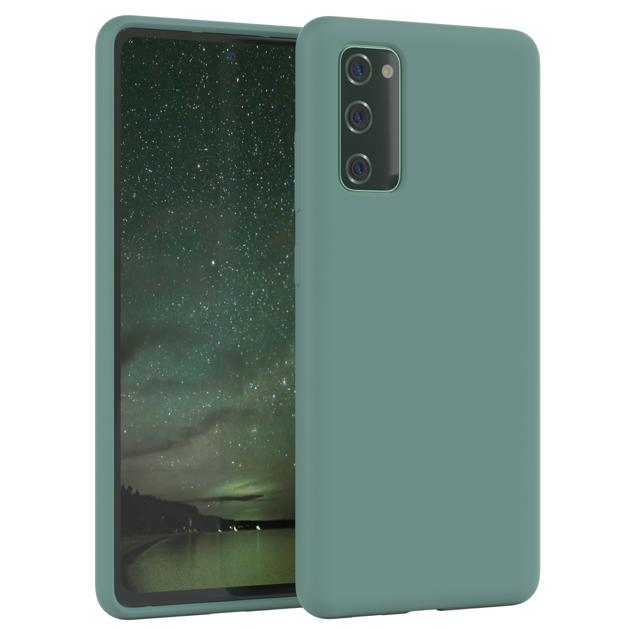 Grün Nachtgrün Handycase, FE Premium CASE / S20 Galaxy Backcover, 5G, Silikon FE / S20 EAZY Samsung,