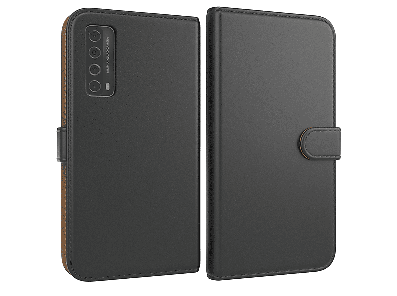 Coque Flip Bookstyle Pour Huawei P Smart 2021 – Bleu, Protection Complète – Neuf