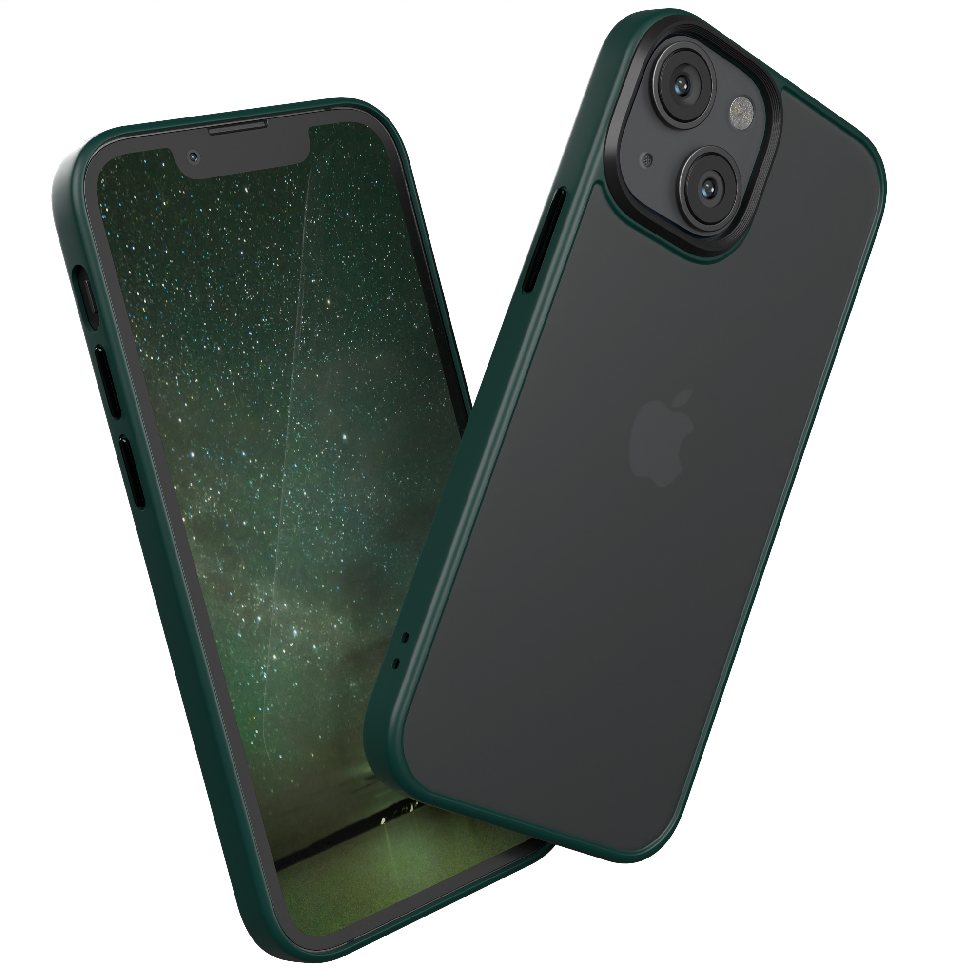 EAZY CASE Outdoor Matt, Grün iPhone Nachtgrün 13 / Apple, Mini, Case Backcover