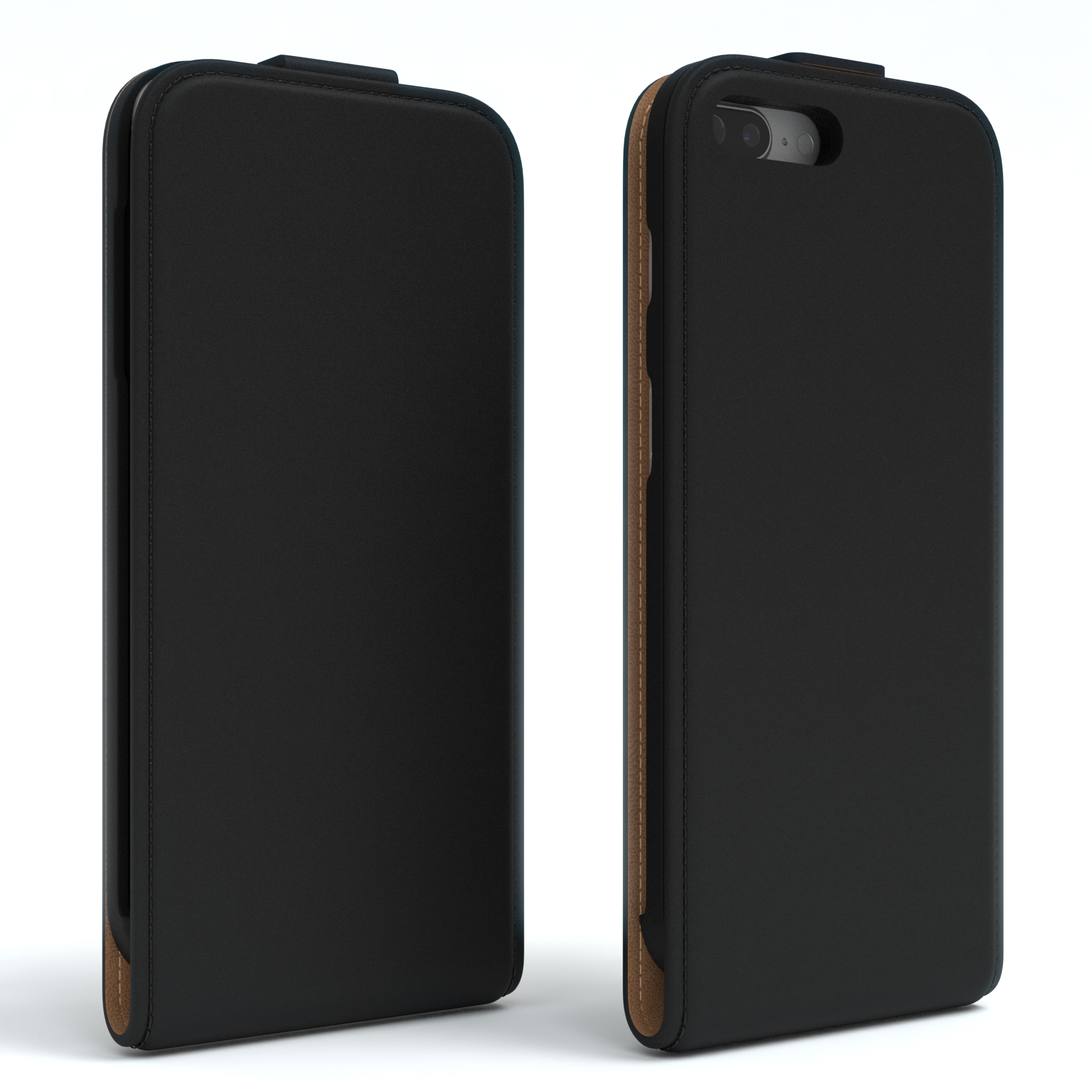 Flipcase, 7 Cover, CASE EAZY / Apple, Plus Plus, 8 Schwarz Flip iPhone