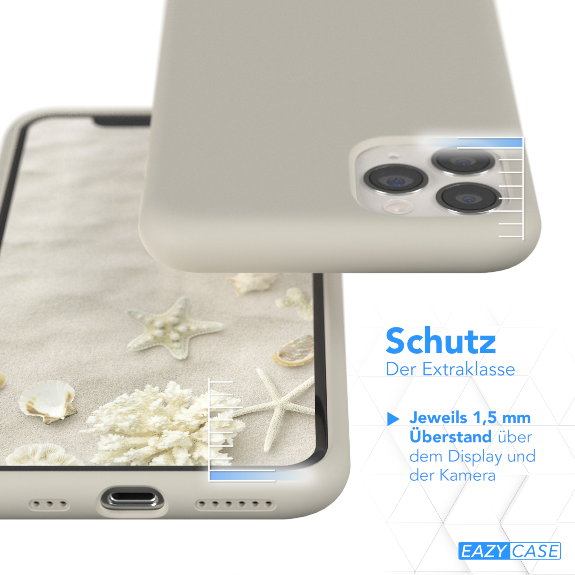 Handycase, iPhone Beige 11 CASE Apple, Silikon Backcover, Taupe Pro, / Premium EAZY
