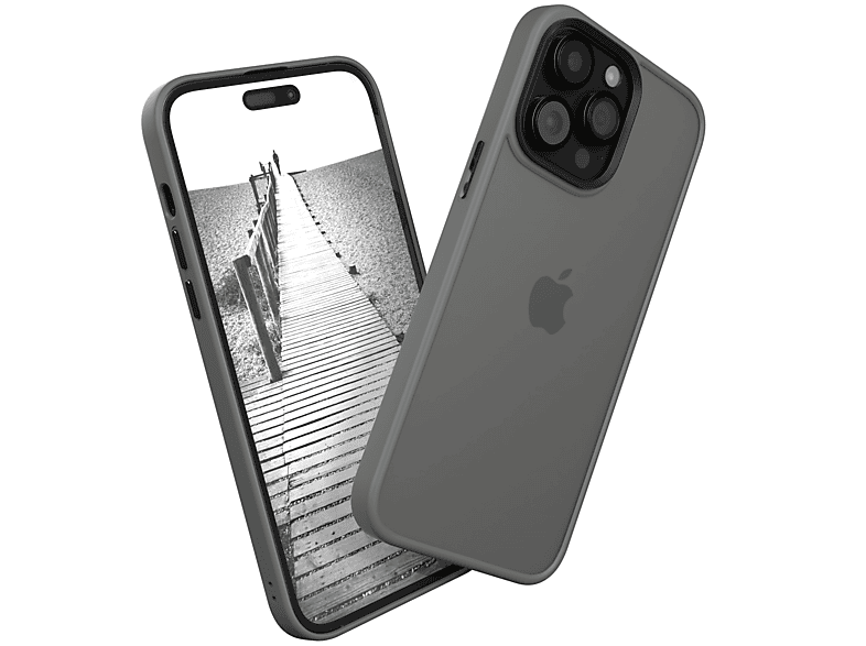 Outdoor Max, 14 EAZY Case Matt, Apple, Pro Grau CASE iPhone Backcover,