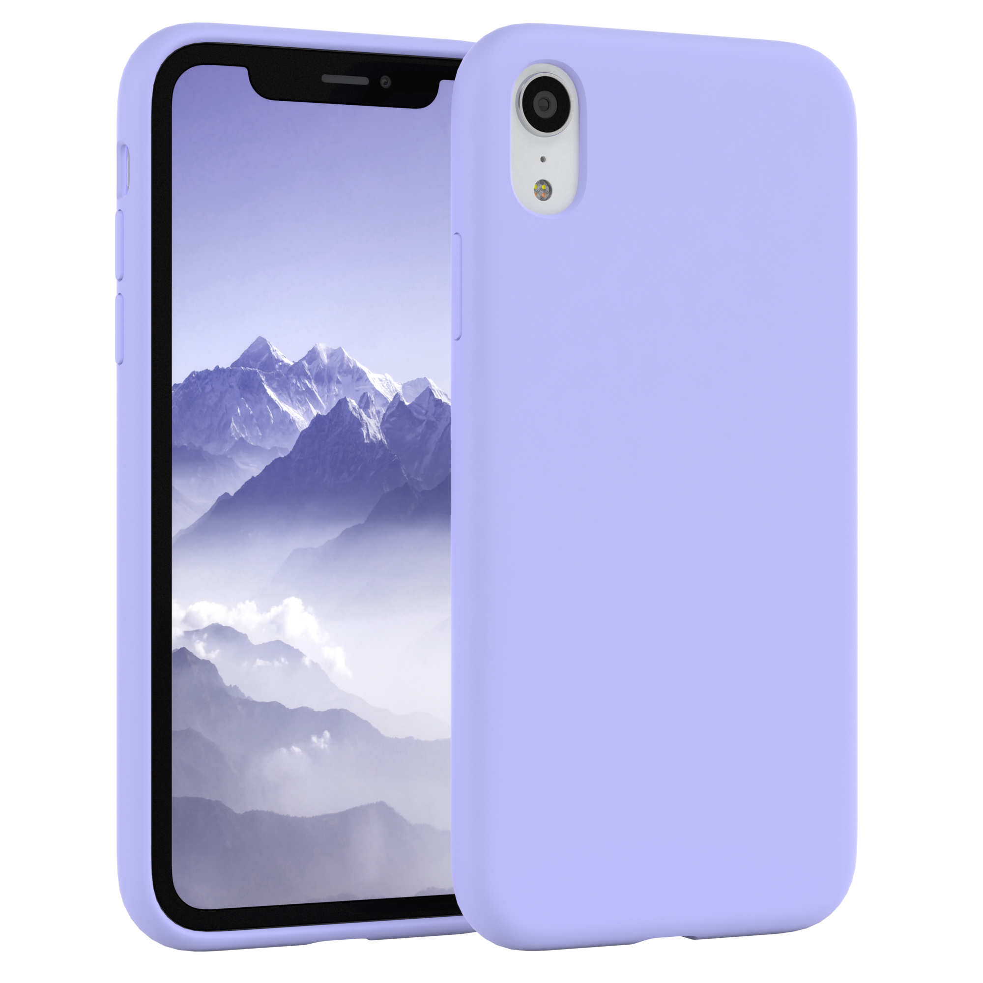 EAZY CASE Premium Silikon Handycase, Apple, XR, Lavendel Backcover, Violett / Lila iPhone