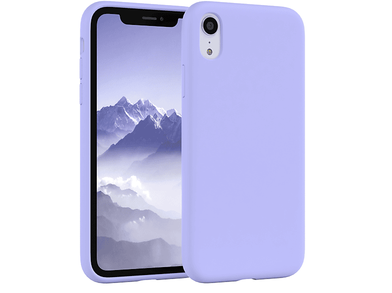 EAZY CASE Premium Lila Violett Lavendel / Apple, Silikon iPhone XR, Handycase, Backcover