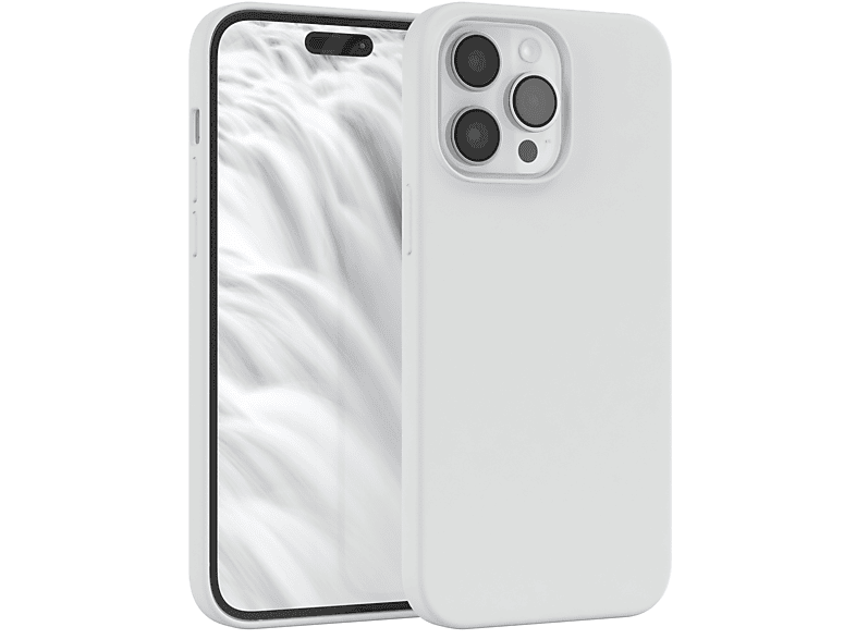 Backcover, Weiß Apple, Max, CASE iPhone 14 Premium Handycase, Pro EAZY Silikon