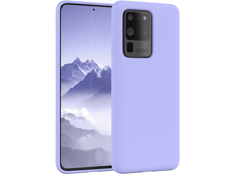 Lila S20 EAZY Silikon Ultra / CASE 5G, Ultra Violett Samsung, Backcover, Premium Galaxy / Handycase, S20 Lavendel