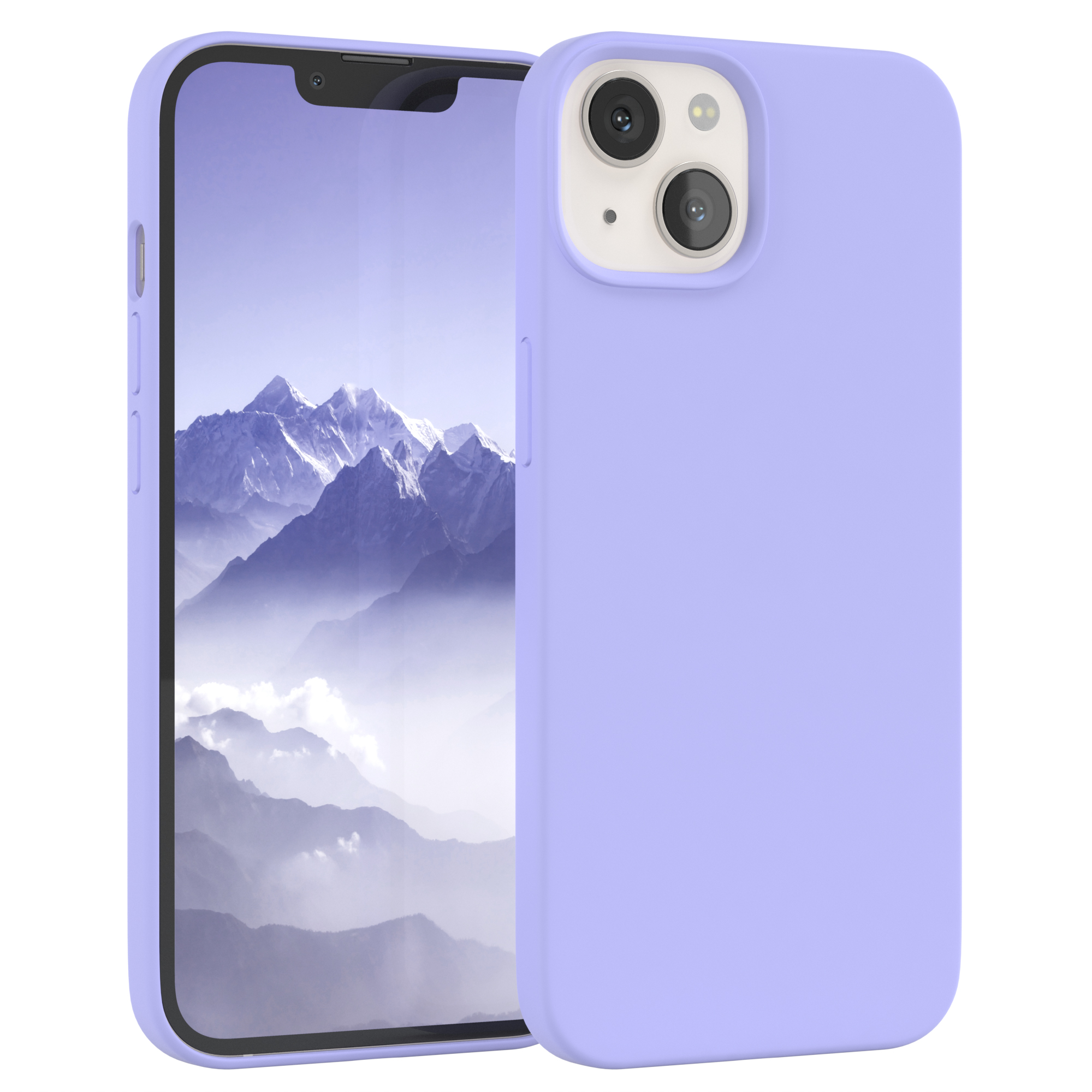 Premium Backcover, / Lavendel 13, Apple, EAZY Lila Handycase, CASE iPhone Violett Silikon