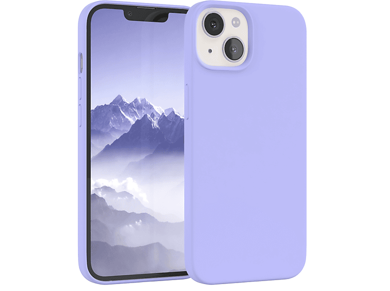 EAZY / Lavendel Lila Silikon 13, CASE Backcover, Premium Apple, Violett Handycase, iPhone