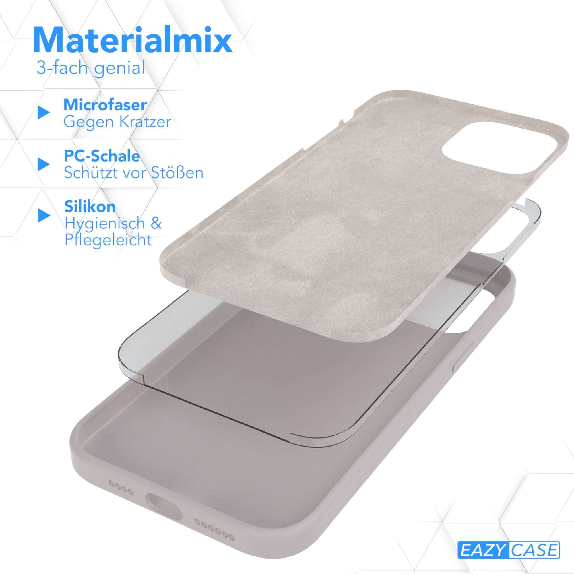 Silikon Braun Handycase, Backcover, Pro Apple, 12 Rosa CASE EAZY Premium Max, iPhone